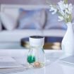 Mini USB Car Home Colorful Light Bottle Micro Landscape Humidifier White - 1