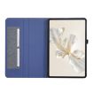 For Honor Pad 9 Tablet Case - Blue Leather Texture Flip Case - 4