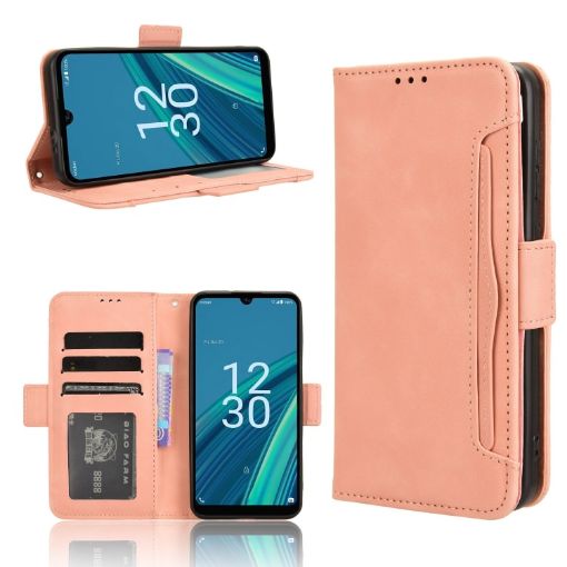 Cricket Debut S2 U380AC Leather Phone Case (Pink) - 1
