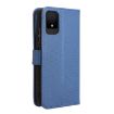 TCL 502 Diamond Texture Leather Phone Case - Blue - 3