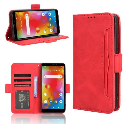Boost Mobile Bounce 4G Leather Phone Case (Red) - 1