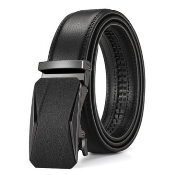 Picture of Dandali 120cm Mens Alloy Automatic Buckle Leash Business Casual Belt, Style: Model 7