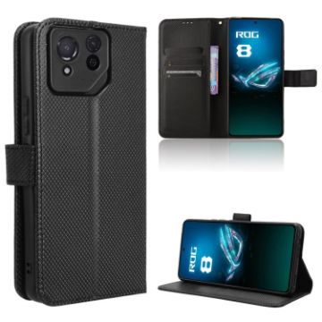 ASUS ROG Phone 8 Pro Leather Case - Black - 1