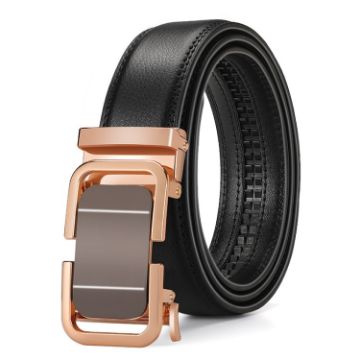 Picture of Dandali 120cm Mens Alloy Automatic Buckle Leash Business Casual Belt, Style: Model 18