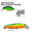 PROBEROS DW592 Sinking Minnow Lure - Color E - 6