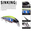 PROBEROS DW592 Sinking Minnow Lure - Color E - 7