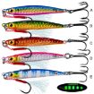 Picture of PROBEROS LF127 Long Casting Bait Small Leader Freshwater Sea Bass Fishing Warbler Spinnerbait, Size: 30g (Color D)