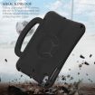 Black Football Shaped EVA Shockproof Tablet Case for iPad Mini - 4