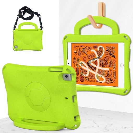 Football Shaped EVA Shockproof Tablet Case for iPad Mini - Grass Green - 1