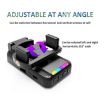 RGB Fill Light Photography Lamp With Folding Phone Clip & Cold Shoe Interface - 5