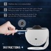 Galaxy Night Light Star Projector LED Table Lamp Childrens Room Decor White - 5