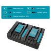 Makita DC18RC 14.4-18V Lithium Battery Dual Charger - UK Plug - 4