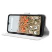 Consumer Cellular Iris Connect Diamond Texture Leather Phone Case - White - 5