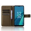 Cricket Debut S2 U380AC Leather Phone Case (Brown) - 4