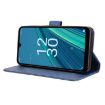 Cricket Debut S2 U380AC Diamond Texture Leather Phone Case - Blue - 5