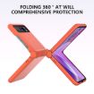 Motorola Razr 40 3 in 1 Skin Feel PC Phone Case - Orange - 3