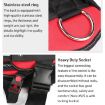 XL Black K9 Chest Strap Traction Rope for 28-40kg Dogs - 5