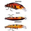 PROBEROS DW577 8003 Hook 5.3cm 4.6g Sinking Minnow Lure - Color F - 4