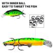 PROBEROS DW577 8003 Hook 5.3cm 4.6g Sinking Minnow Lure - Color F - 8