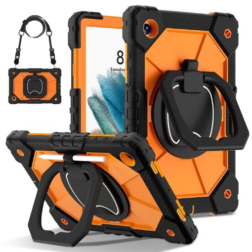 Samsung Galaxy Tab A8 10.5 2021 Robot Silicone Hybrid PC Case - 1