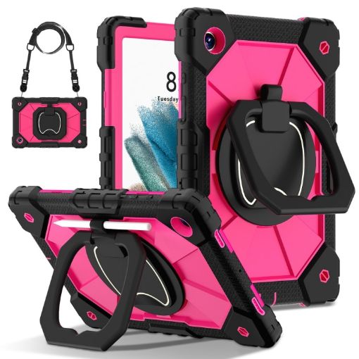 Samsung Galaxy Tab A8 10.5 2021 Robot Silicone Hybrid PC Case - 1