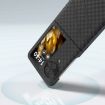 OPPO Find N3 Flip Wave Pattern Matte PC Phone Case - Black - 3