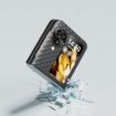OPPO Find N3 Flip Wave Pattern Matte PC Phone Case - Black - 6