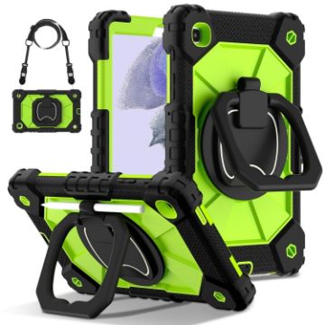 Samsung Galaxy Tab A7 Lite 2021 Case - Black Yellow Green - 1