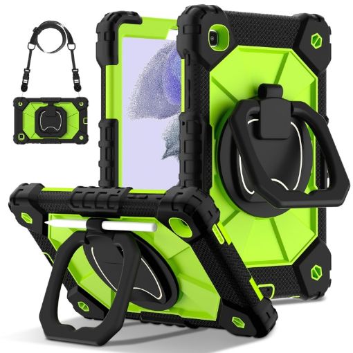 Samsung Galaxy Tab A7 Lite 2021 Case - Black Yellow Green - 1