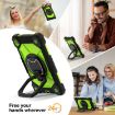 Samsung Galaxy Tab A7 Lite 2021 Case - Black Yellow Green - 2