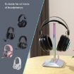 New Bee Dual Output Colorful Headset Display Rack HUB Expansion Headphone Holder - 6