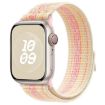 Apple Watch SE 2022 44mm Loop Nylon Watch Band - Starlight Pink - 1
