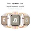Apple Watch SE 2022 44mm Loop Nylon Watch Band - Starlight Pink - 3