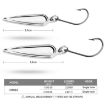 PROBEROS DW602 Long Casting Metal Sequins Lure - Color A (1.5g) - 5
