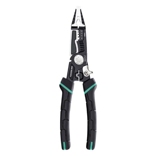 TUOSEN 9-in-1 Wire Stripper & Crimping Tool - Pointed Nose, Cable Cutting - 1