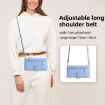 OPPO Find X5 Pro Blue Leather Phone Case - Cross-body Zipper Wallet - 7