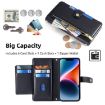 OPPO Find X5 Pro Sheep Texture Cross-body Zipper Wallet Leather Phone Case - 2