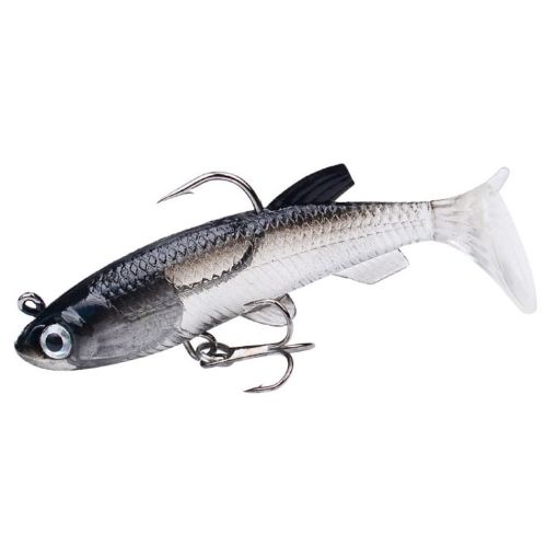 PROBEROS DW6087 T-Tail Lead Fish Soft Lure Sea Bass Boat Fishing - 1