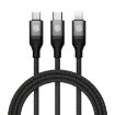 Nillkin Swift Pro 3 in 1 Fast Charging Cable - Black - 1