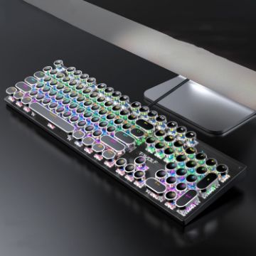 T-WOLF T75 Mechanical Keyboard - RGB Light - Black - 1