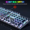 T-WOLF T75 Mechanical Keyboard - RGB Light - Black - 9