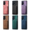OPPO Find X5 Pro Green Leather Card Bag Phone Case - 7