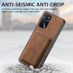 OPPO A9 2020/A5 2020 Retro Leather Card Bag Magnetic Phone Case - 5