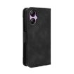 BLU G53 Leather Phone Case - Black | Card Slots, Calf Texture | Skin Feel - 3
