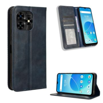 UMIDIGI G5 Mecha Magnetic Buckle Leather Phone Case - Blue - 1