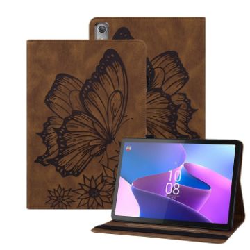 Lenovo Tab P12/Xiaoxin Pad Pro 12.7 Leather Tablet Case - Brown - 1