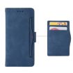 Blue Leather Phone Case for Umidigi G5 Mecha - Card Slots, Calf Texture - 4