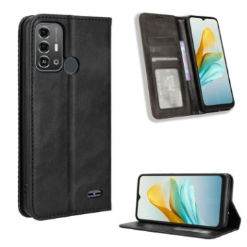 ZTE Blade A53 Pro Leather Phone Case - Black - 1