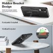 Vivo V29e 5G Black Armor Finger Loop Holder Phone Case - 6