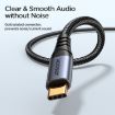 JOYROOM USB-C to 3.5mm Audio Adapter Cable - 1.2m (Black) - 2